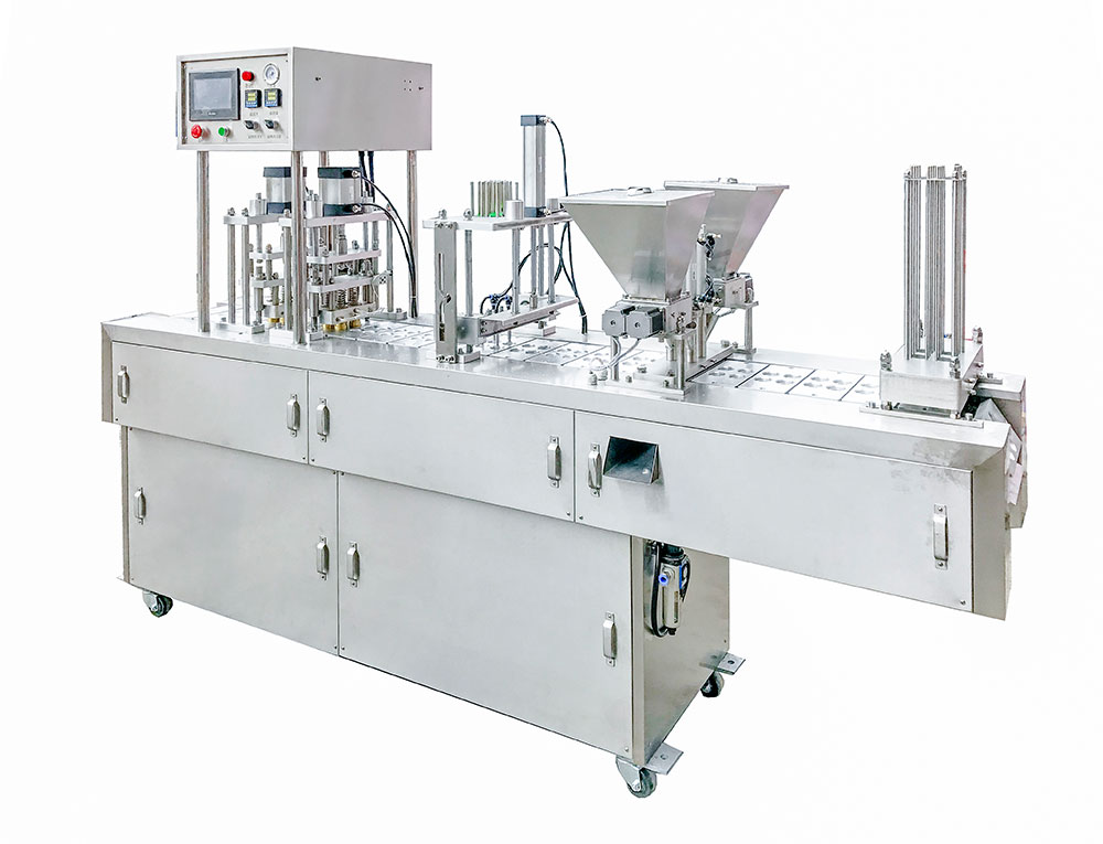 JQF-4茶粉咖啡粉末片膜灌裝封口機(jī)